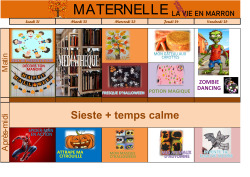 MATERNELLE VACANCES TOUSSAINT